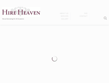 Tablet Screenshot of hireheaven.co.uk